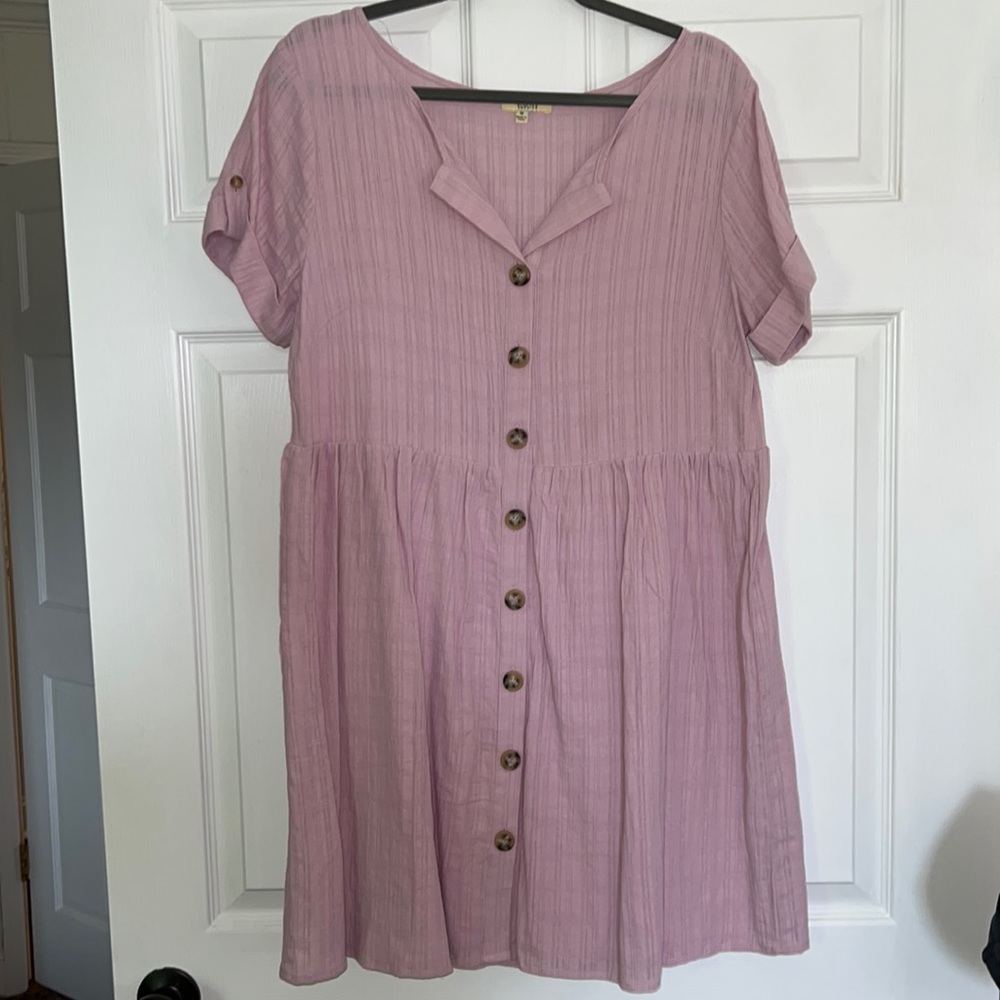 medium purple Kori dress